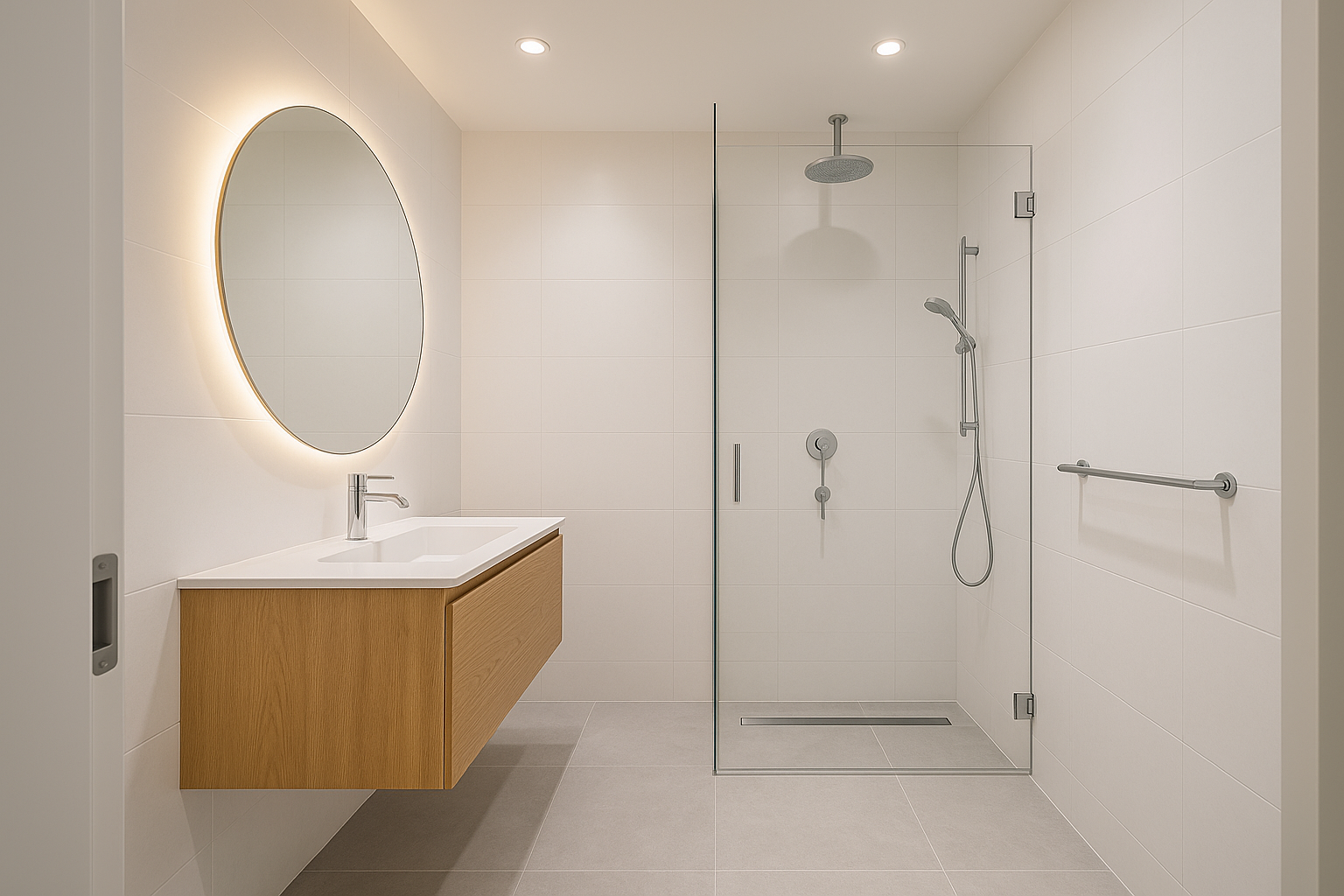 Totalrenovering med walk-in bruser